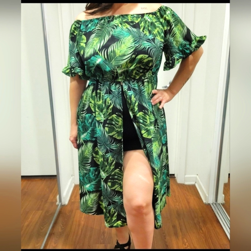 NWOT Jungle Print Dress